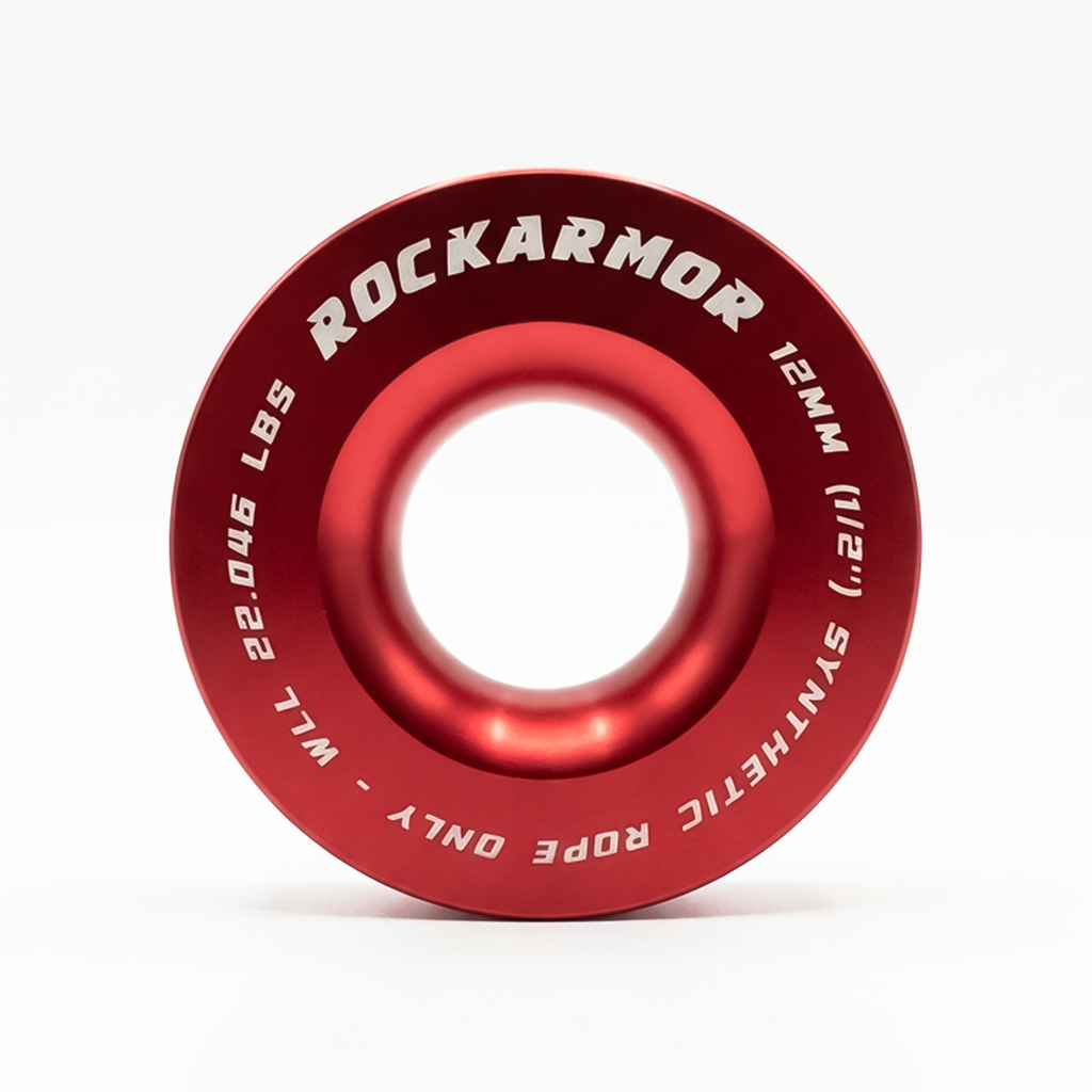 Rockarmor Recovery Pulley Ring Red 100mm