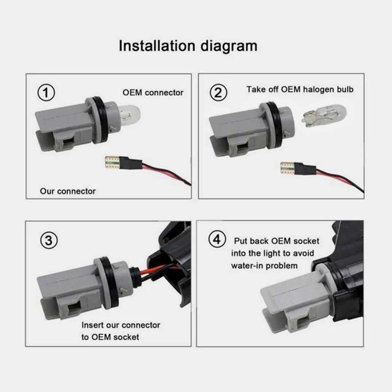 LED Tinted Side Indicators for Toyota Hilux Surf / 4Runner KZN130 / LN130 / YN130 / KZN185 / RZN185 / VZN185 | 2nd & 3rd Gen 89-02