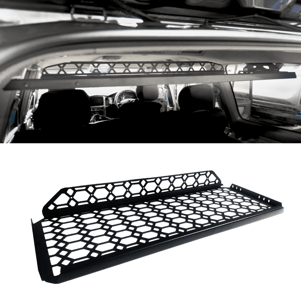 Rockarmor 100/105 Series Cargo Shelf installed