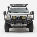 Rockarmor GT Hoop Bullbar Toyota Prado 120 Series front view installed
