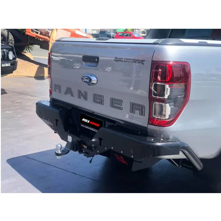 Rockamor Elite Steel Rear Step / Towbar To Suit Ford Ranger Wildtrack  2012-2020