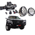 Rockarmor Elite Hoop Steel Bullbar Combo Package - Toyota Prado Fj150 2018-Current (Full Bar Replacement)