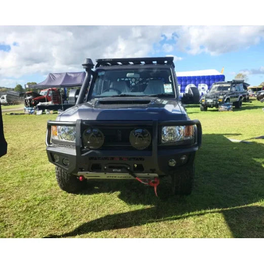 Toyota Landcruiser 76 78 79 2007-11/2023 Rockarmor GT Hoop Bullbar Lift Combo