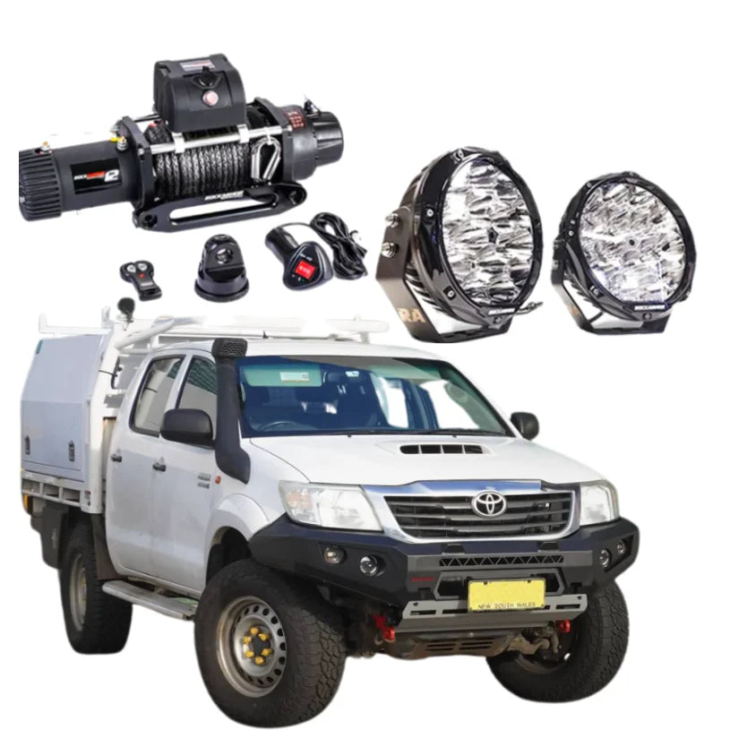 Rockarmor Gt Hoopless Bullbar Frontal Combo - Toyota Hilux N70 2005-2011