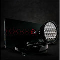 Rockarmor phantom 9inch round led driving light with durable black housing and packaging for off-road use