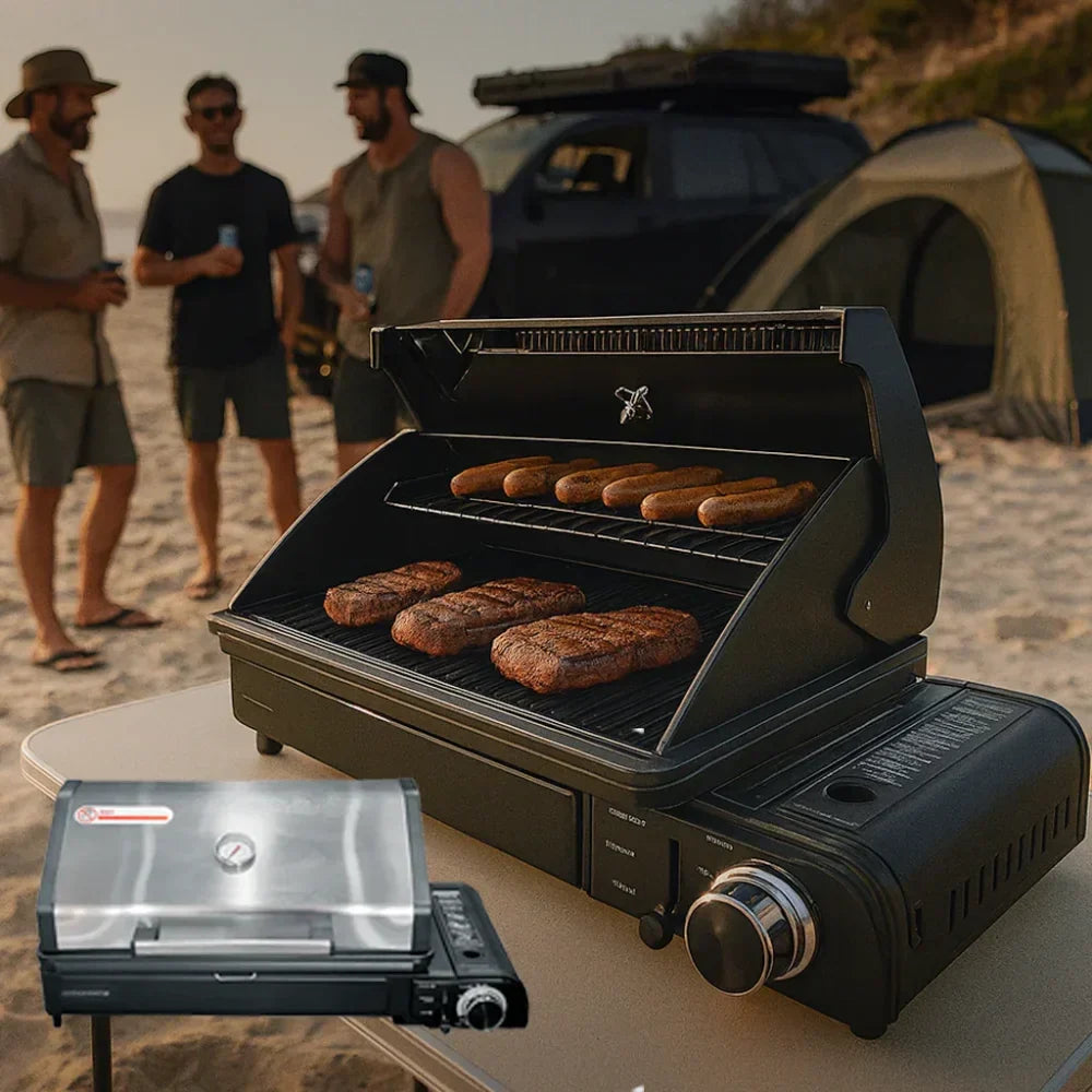Rockarmor Gas BBQ with hood