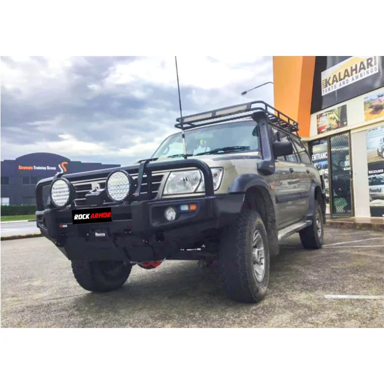 Rockarmor Premium Bullbar Frontal Combo To Suit Nissan Patrol Gu1 97- 09/2004 (Full Bar Replacement)