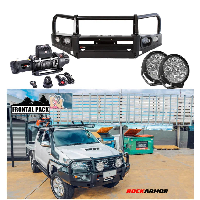 Rockarmor Premium Bullbar Frontal Combo To Suit Toyota Hilux 2011-2015