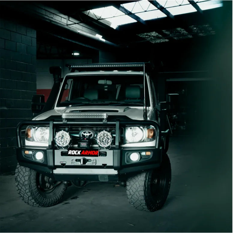 Rockarmor Premium Bullbar Frontal Combo To Suit Toyota Lancdruiser 76,78,79 2005+