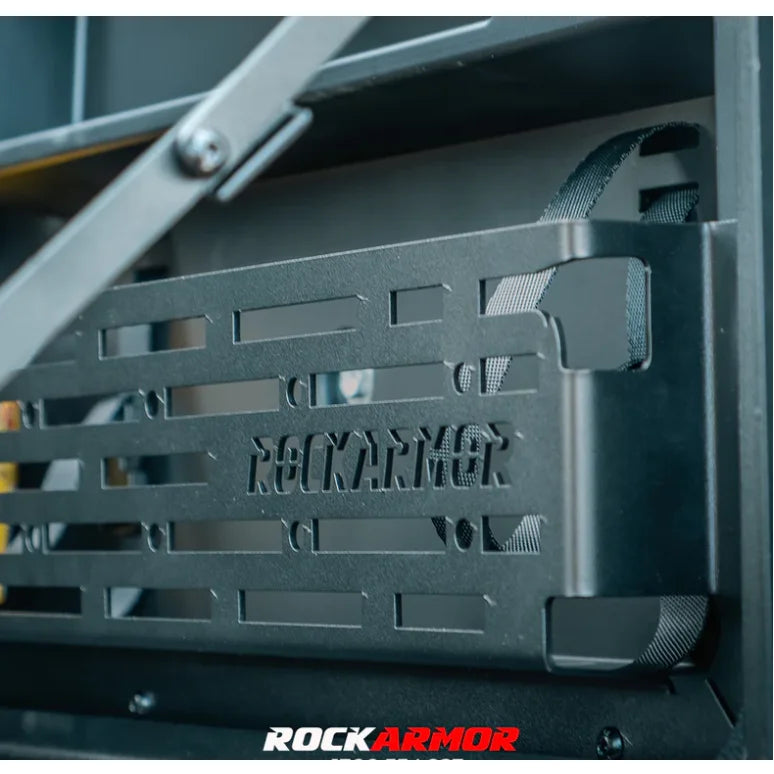 Rockarmor Rear Door Dropdown Table & Pantry To Suit Toyota Prado 150