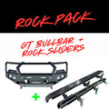 Rockarmor Rock Pack — Mitsubishi Triton Mr 12/2018 - 02/2024 | GT Hoop Bullbar + Rock Sliders