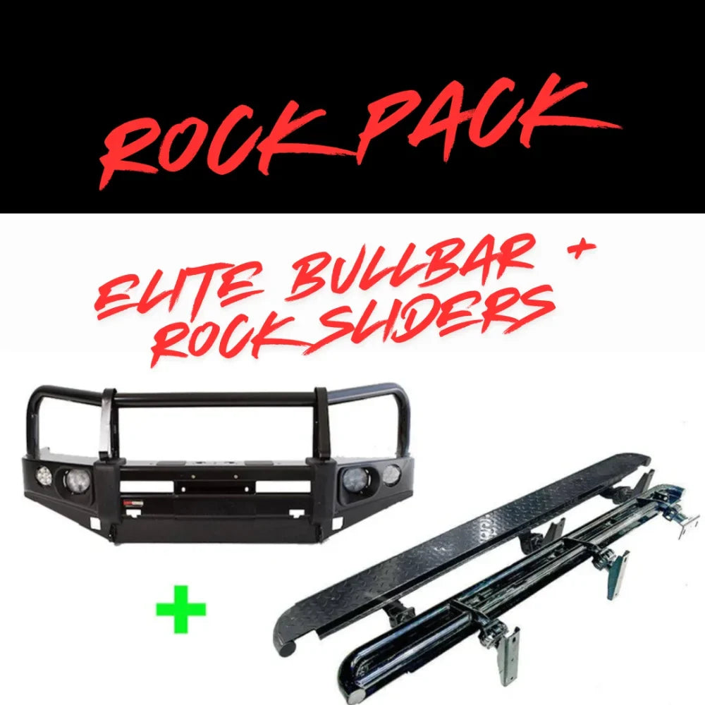 Rockarmor Rock Pack — Toyota Prado Fj150 2018-Current | Elite Bullbar + Rock Sliders