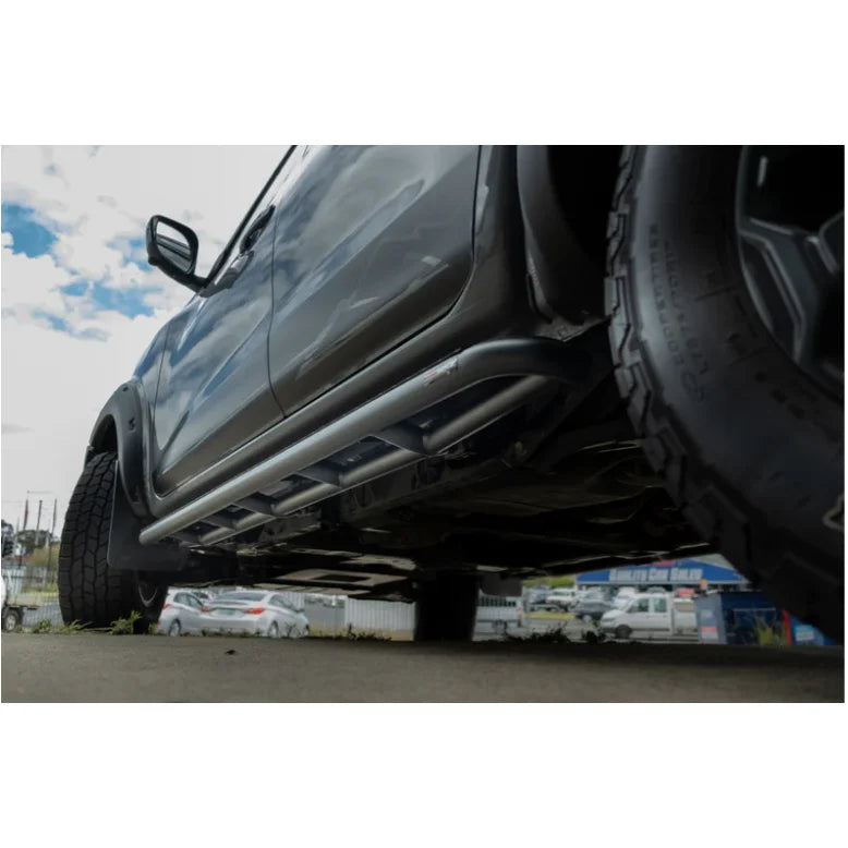 Rockarmor Steel Rockslider Side Steps To Suit Nissan Navara Np300 D23 2015+