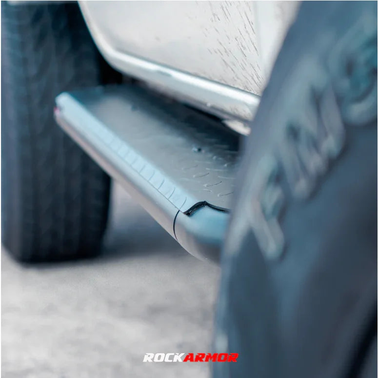 Rockarmor Steel Rockslider Side Steps To Suit Toyota Hilux N70 2005-2015 Single Cab