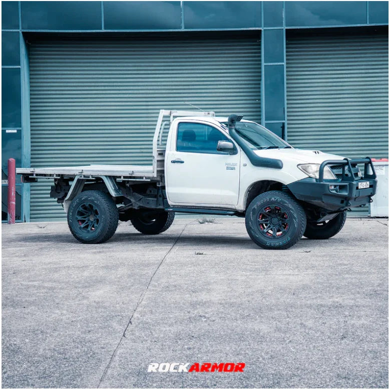 Rockarmor Steel Rockslider Side Steps To Suit Toyota Hilux N70 2005-2015 Single Cab