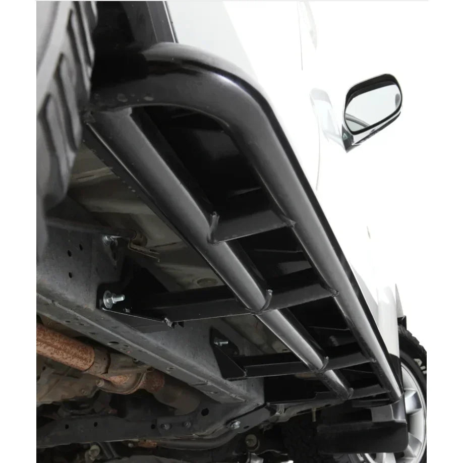 Rockarmor Steel Rockslider Side Steps To Suit Toyota Prado Fj120 Series 2003-2009