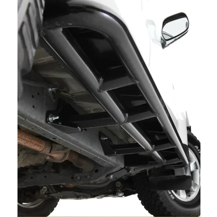 Rockarmor Steel Rockslider Side Steps To Suit Toyota Prado Fj120 Series 2003-2009